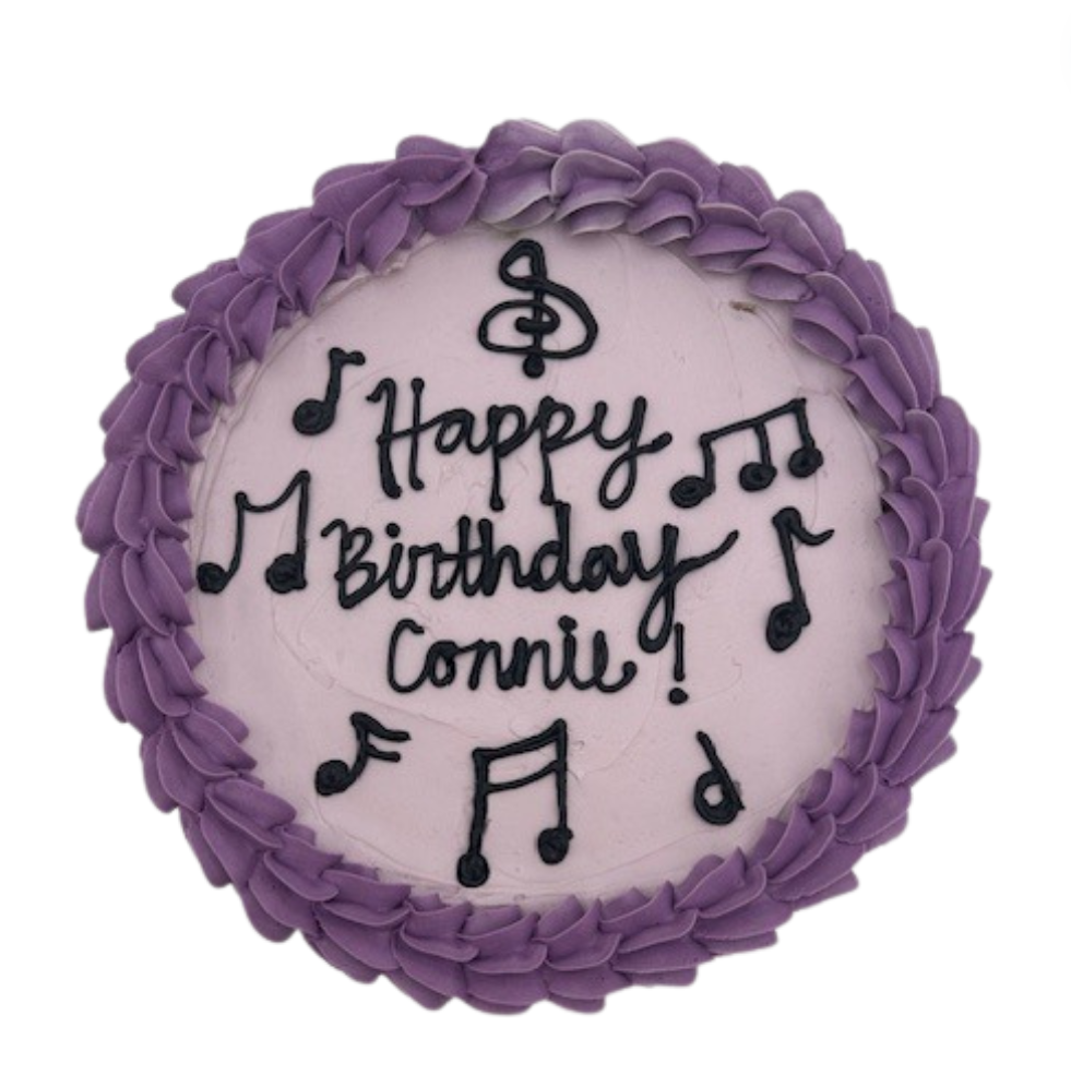 Fully Iced Cookie Cake