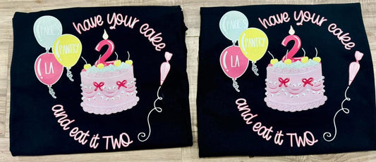 Paige's Pantry La 2nd Birthday Shirts
