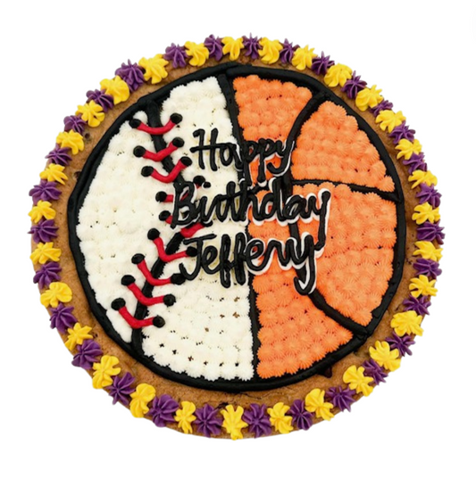 Sports Cookie Cake